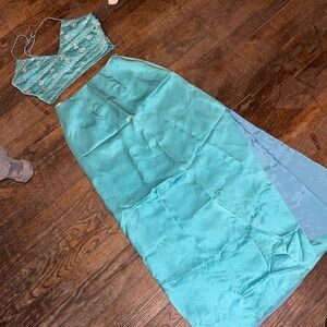 2 piece Cassandra Stone Gown prom